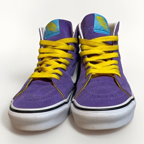 VANS Sk8-Hi x The Simpsons Lisa for President Purple Sneakers Women Size 7.5 EUC - Picture 4 of 12